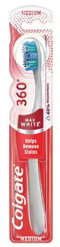 Colgate - 360° White Zahnbürste Medium, 1 Stück