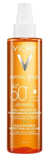 VICHY - Capital Soleil Cell Protect Invisible Oil SPF50+,  CS Cellprot Oil SPF50+, 200 ml