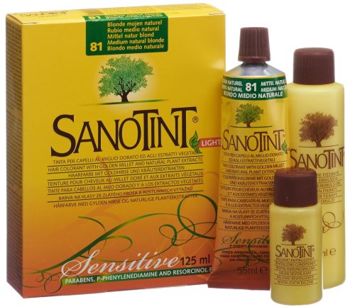 Sanotint Sensitive Haarfarbe 81, mittel naturblond (125ml)