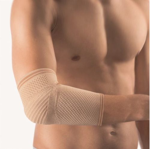 Bort KubiTal Ellenbogen-Polster-Band beige, Grösse M, Unterarmumfang 26-28cm (1 Stk)