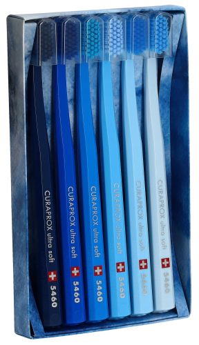 Curaprox Zahnbürsten, CS 5460 Blue Limited Edition 2025 (6 Stk)