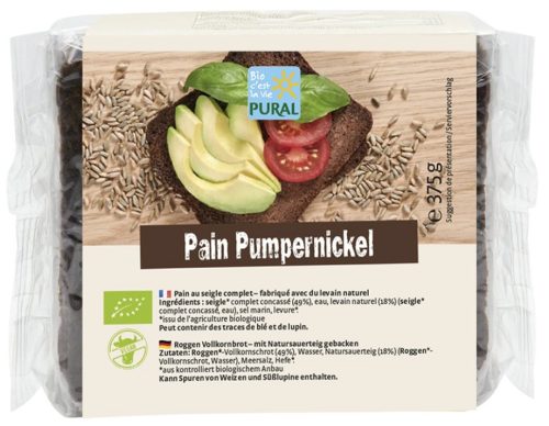 PURAL Bio Pumpernickel Schnittbrot (375g)