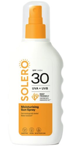 SOLERO feuchtigkeitsspendendes Sonnenspray LSF 30 (200ml)