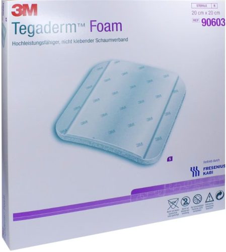 3M Tegaderm non-adhäsive High Performance Schaumkompresse, 20x20cm (10 Stk)