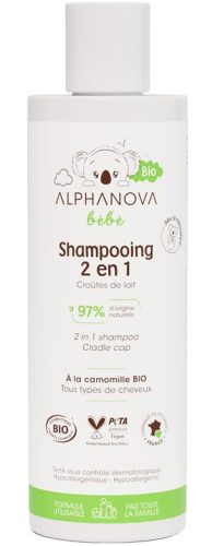 ALPHANOVA bébé Bio-Babyshampoo 2in1 (200ml)