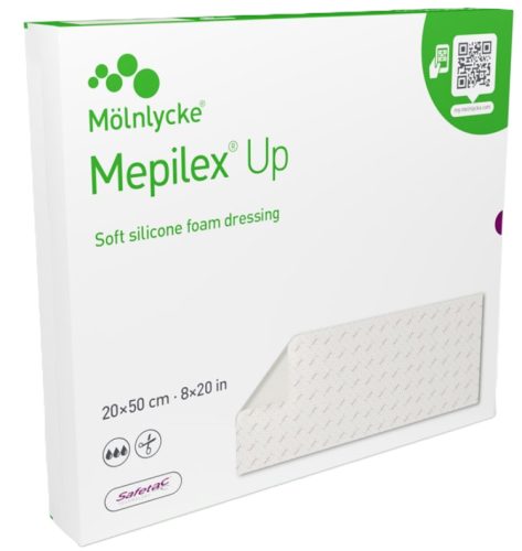 Mepilex Up Silikon-Schaumverband, 20x50cm (2 Stk)