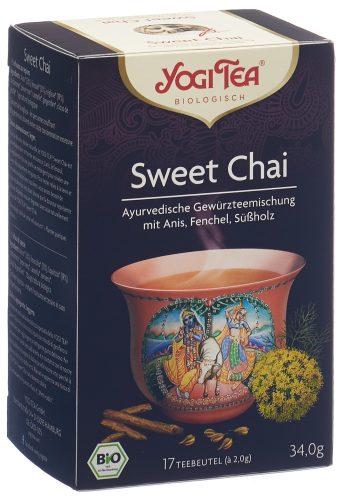 YogiTea, YOGI TEA Sweet Chai 17 Btl 2 g