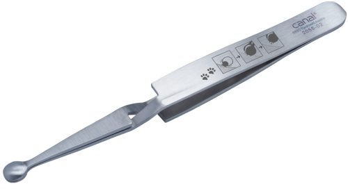 Canal® Zeckenpinzette für Tiere rostfrei