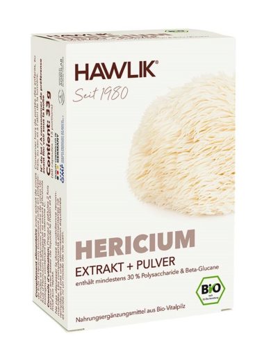 HAWLIK Hericium Extrakt + Pulver Kapseln (60 Stk)