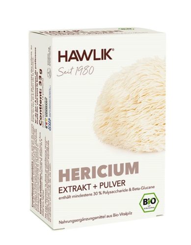 HAWLIK Hericium Extrakt + Pulver Kapseln (120 Stk)