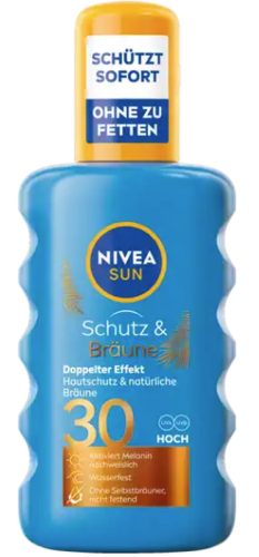 NIVEA SUN, NIVEA SUN - Sun Schutz & Bräune Sonnnenspray LSF 30, Sun Schutz&Bräune Spray LSF 30, 200 ml