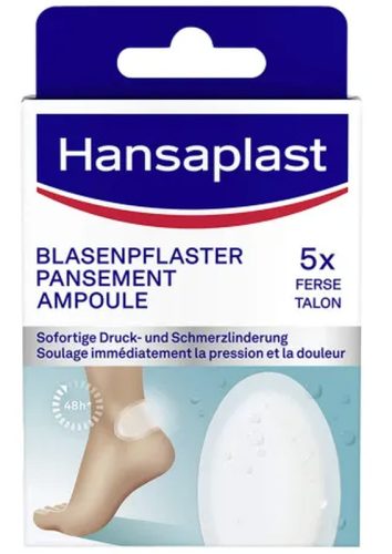 Hansaplast Blasen-Pflaster Ferse, 58x34cmmm (5 Stk)