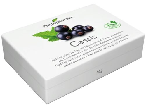 Phytopharma, Phytopharma - Cassis Pastillen, 60 g