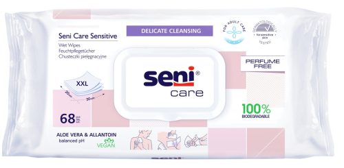 Care Feuchttücher sensitiv (68 Stück)