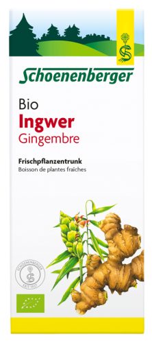 schoenenberger Ingwer natur Frischpflanze Trunk Bio (200ml)