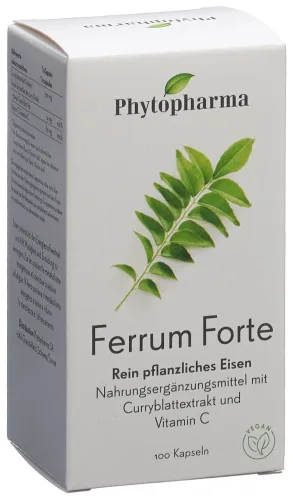 Phytopharma Ferrum Forte Kapseln (100 Stk)
