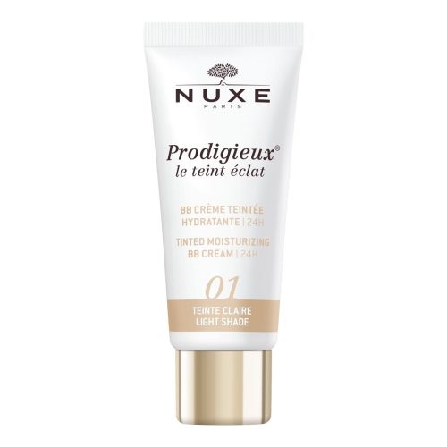 Nuxe, Nuxe - BB-Creme, Prodigieux® Le Teint Éclat strahlender Teint Getönte, feuchtigkeitsspendende BB-Creme | 24H, 30 ml, Light