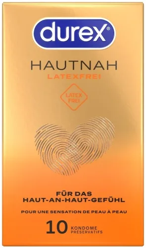 Durex, Durex Hautnah Latexfrei für das Haut-an-Haut-Gefühl 10 Stk, 10 Stück - Amorana