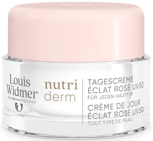 Louis Widmer - nutriderm Tagescreme Éclat Rosé UV 50, 50 ml