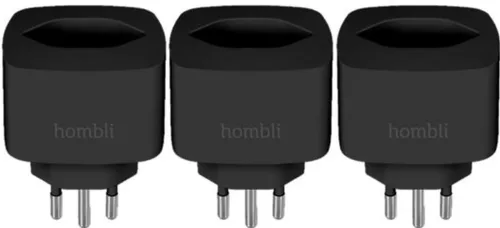 Hombli, Hombli Smart-Home-Steuerelement "Socket CH Schwarz 3er-Set"