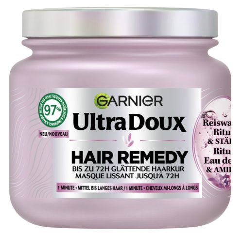 GARNIER Ultra DOUX 1-Minute Haarkur Reiswasser Ritual & Stärke (340ml)