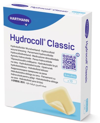 Hydrocoll Classic Hydrokolloid-Verband, 5x5cm (10 Stk)