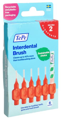 TePe® Interdental Original Brush 0,5 mm rot
