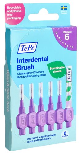 TePe Interdentalbürste 1.1mm, violett (6 Stk)