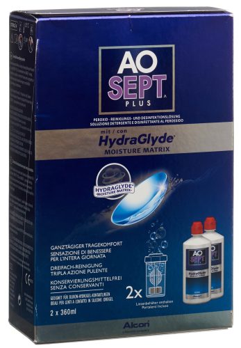 AO Sept Plus, Aosept Plus mit HydraGlyde 2 x 360ml