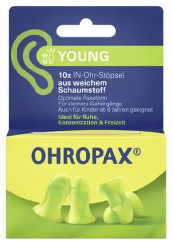 OHROPAX Ohrstöpsel Young Soft (10 Stk)