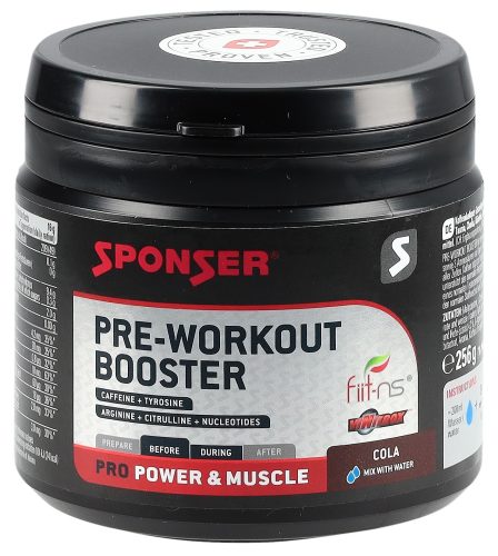 Sponser Pre-Workout Booster Cola Dose 256 g