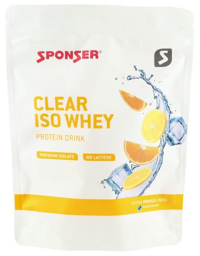 Sponser Getränkepulver Clear Iso Whey Orange Yuzu (450g)