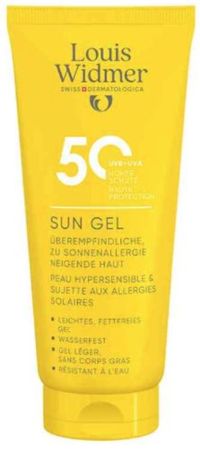Louis Widmer - Sun Gel LSF50 ohne Parfum, 100 ml