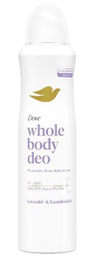 Dove, Dove - Whole Body Deodorant Spray Lavendel- & Kamillenduft ohne Aluminiumsalze, 150  ml