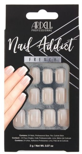 Ardell, Ardell - Nail Addict Subtle French, Künstliche Fingernägel, 24 Stk