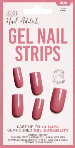 Ardell, Ardell - Gel Nail Strips, Wild Rose, Set