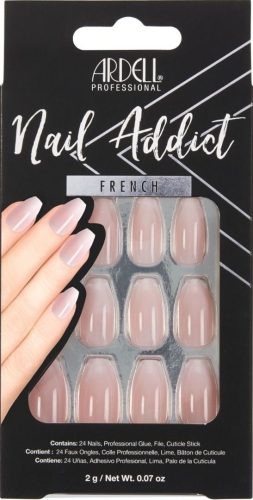Ardell, Ardell - Nail Addict French Fade, Künstliche Fingernägel, 24 Stk