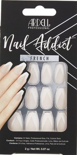 Ardell - Nail Addict Modern French, Künstliche Fingernägel, Set, Weiss