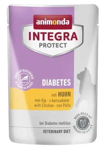 Animonda Integra Protect Diabetes Huhn, Trockenfutter für Katzen (85g)