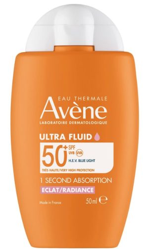 Avene - Ultra Fluid Radiance SPF 50+, Sonnenschutz, 50 ml