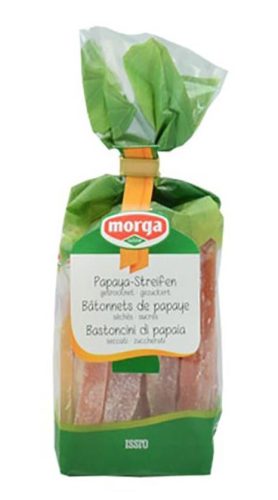MORGA ISSRO Papaya Streifen gezuckert (200g)