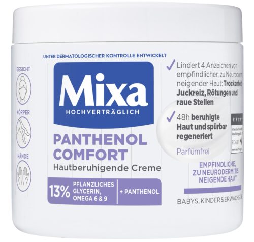 Mixa, Mixa - Hautberuhigende Creme, Panthenol Comfort, 400 ml