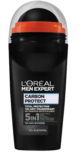 L´OrÉal Men Expert, L´OrÉal Men Expert Roll-On Carbon Protect 72H 5in1 Total Protection Körperpflege 50 ml Herren