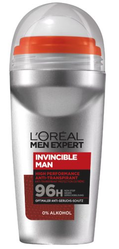 L´OrÉal Men Expert, L´OrÉal Men Expert Roll-On Invincible Man 96H High Performance Körperpflege 50 ml Herren
