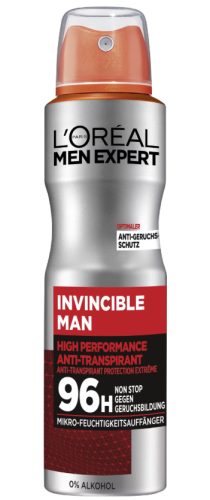 L´OrÉal Men Expert, L´OrÉal Men Expert Invincible Man 96H Anti-Transpirant High Performance Körperpflege 150 ml Herren