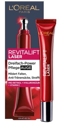 L'Oréal Paris, L?Oréal Paris Revitalift Laser X3 Augenpflege Augencreme 15 ml Damen