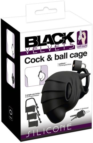 Black Velvets Cock & Ball Cage (1 Stk)