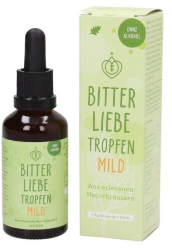 BITTERLIEBE Tropfen mild, ohne Alkohol (50ml)