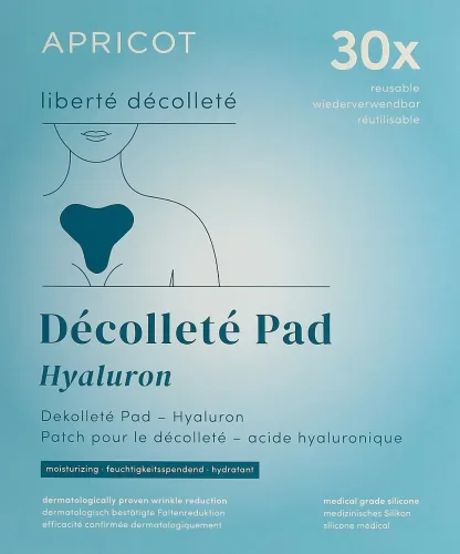 APRICOT - Wiederverwendbares Dekolleté Pad mit Hyaluron, 1 Stück