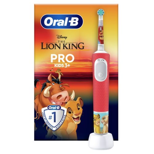 Oral-B, Oral-B Vitality Pro 103 Kids Der König der Löwen Elektrische Zahnbürste – rot